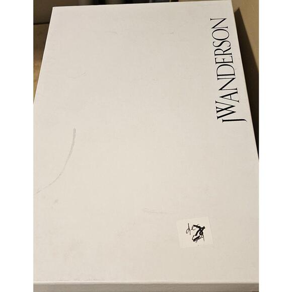 JW Anderson Shoes Mens 10 Multicolor Canvas Logo Colorblock Lace Up Sneakers - Picture 4 of 4